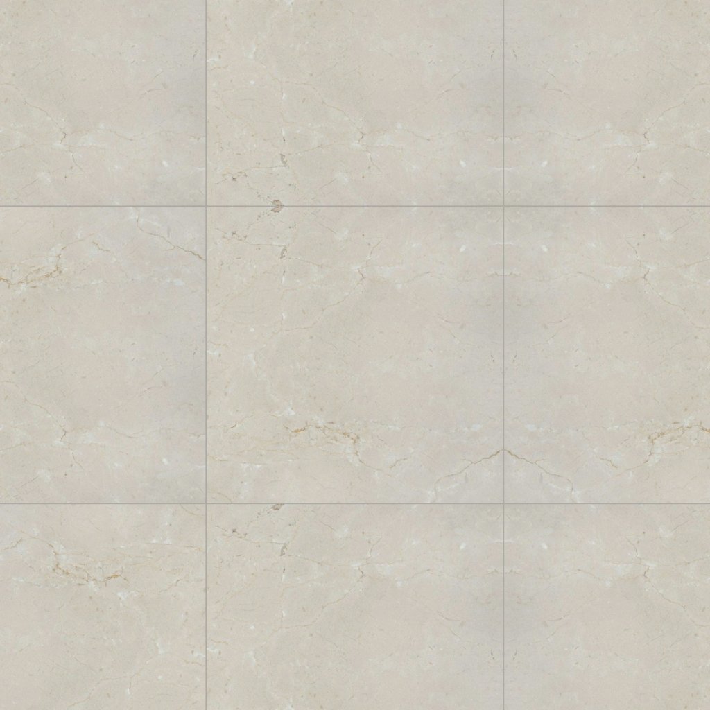 Marble Systems Crema Marfil Polished Marble Tile 24x24 - Crema Marfil