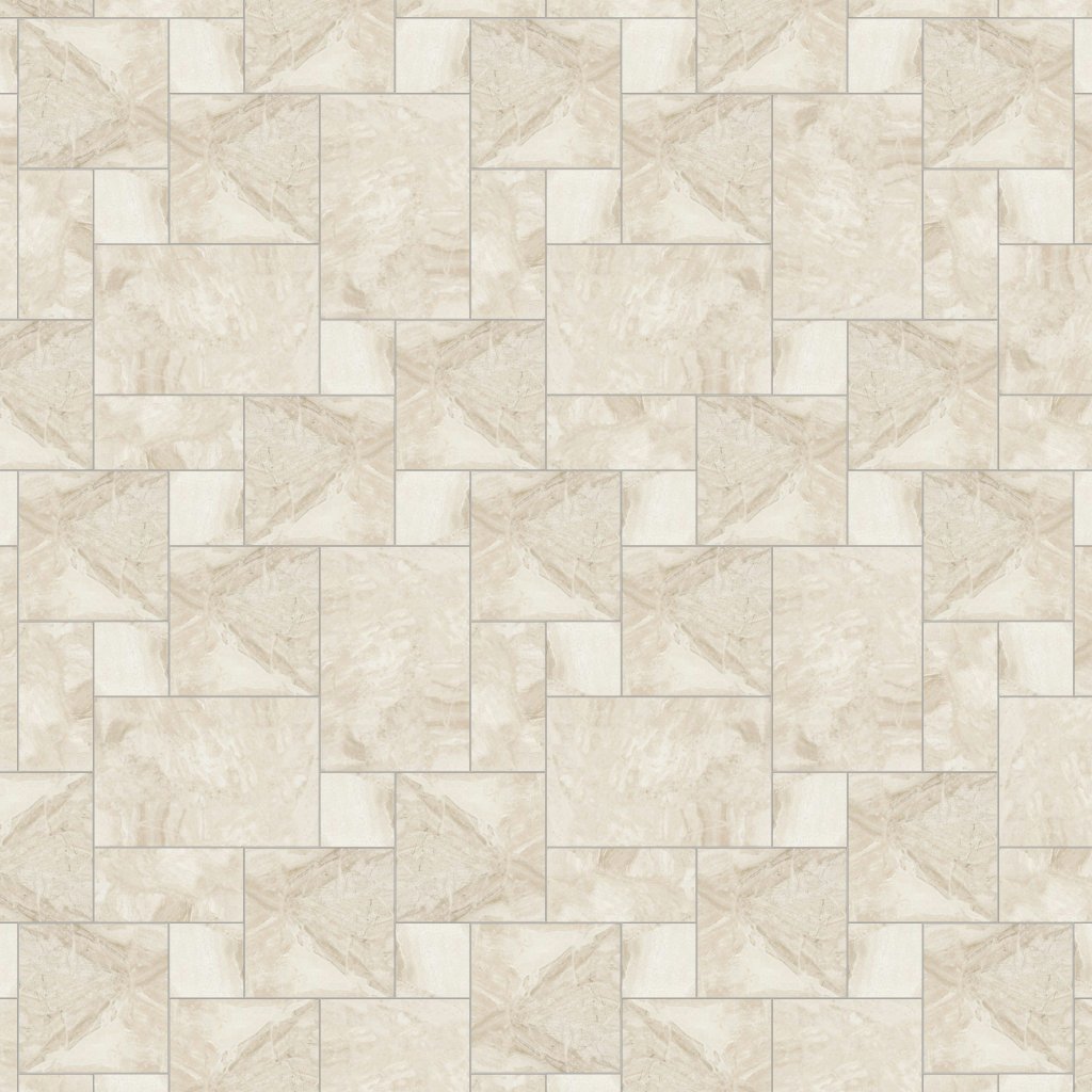 Marble Systems Diana Royal Brushed Chiselled Versailles Pattern Marble Tile Versailles Pattern - Diana Royal