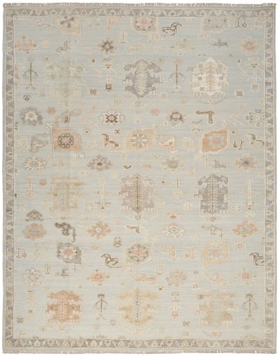 Nourison Home Nourison Whispers WHP03 2' x 3' Light Blue Vintage Indoor Rug - 8' x 10'