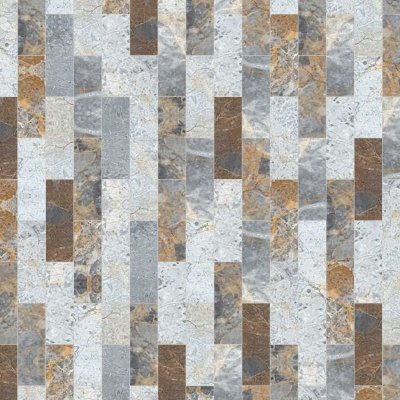 Qualis Ceramica Chelsea Collection Baguette Royal Vein Mosaic - 12" x 12"