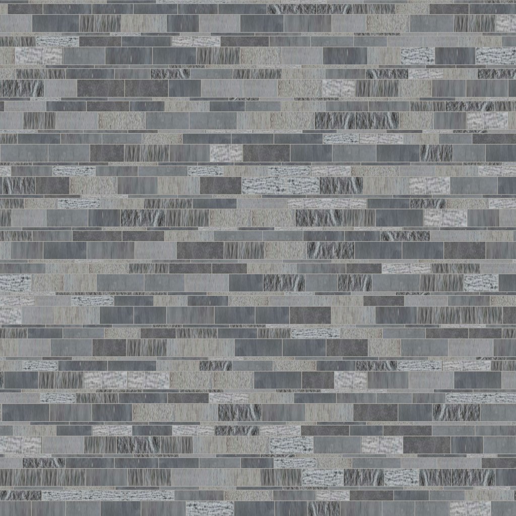 Marble Systems Basalto Multi Finish Split Face Basalt Mosaic 12x12 - Basalto
