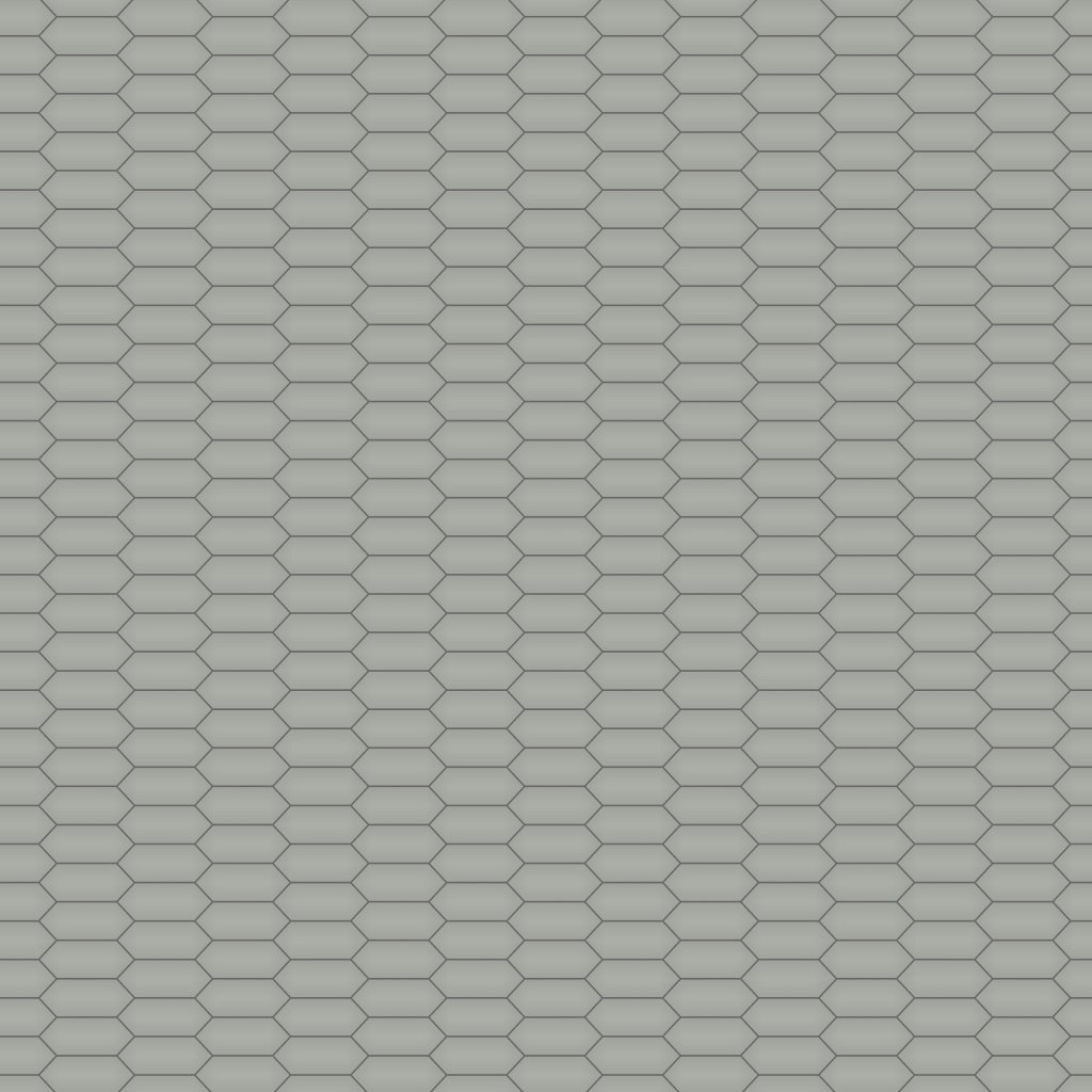 Qualis Ceramica Traditions Taupe 2X5 Picket Matt Mosaic - Taupe