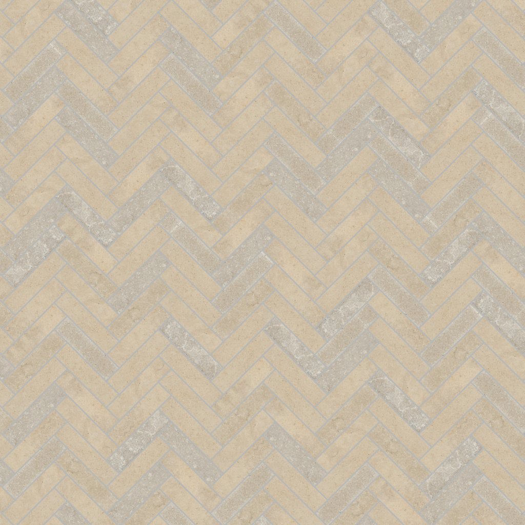 Daltile Renderra Loire Sable, Rectangle, 2X8, Antique - Sable