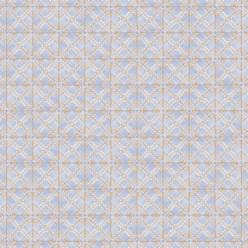Marble Systems Vintage Linen Manta Glossy Glazed Terracotta Tile 6x6 - Vintage Linen Manta