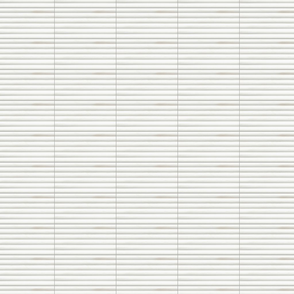 Marble Systems Bianco Dolomiti Classic Honed Flute Trim Marble Accent Tiles 6x12 - Bianco Dolomiti Classic