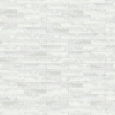 Qualis Ceramica Aruba 2x6 White Matt - Alternating 1/3