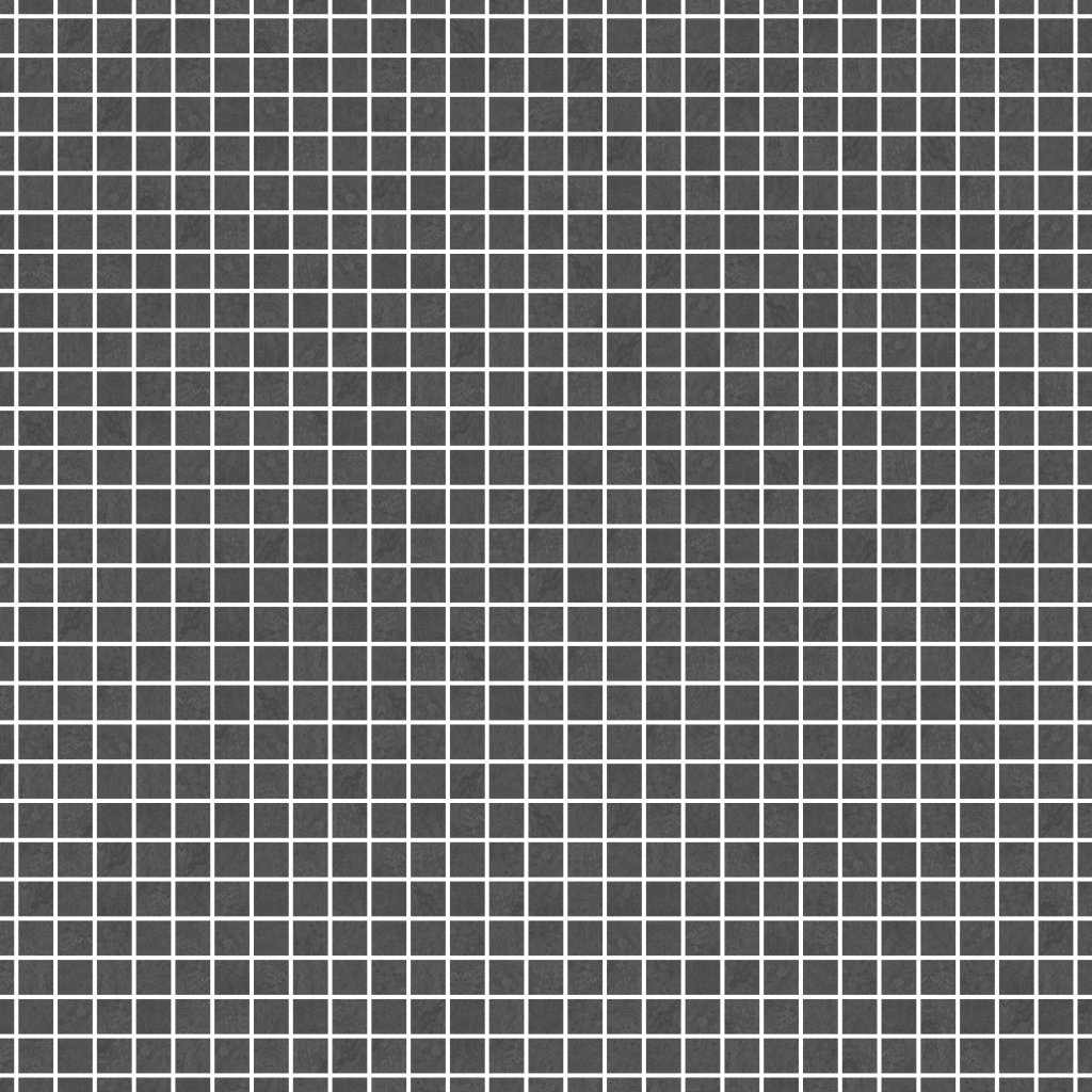 Qualis Ceramica Metro Detroit Dark Grey 2X2 Mosaic - Dark Grey