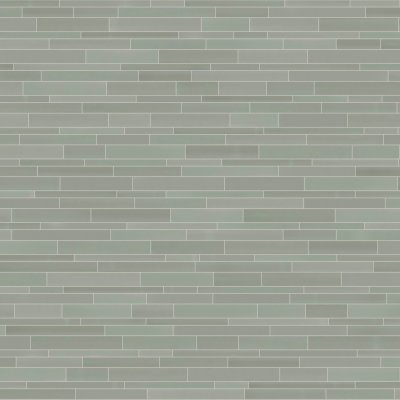 Qualis Ceramica Element Smoke Random Strip Mosaic - 12" x 13"