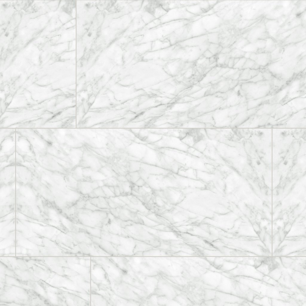 Qualis Ceramica Plata 24x48 Carrara Abisso Matte