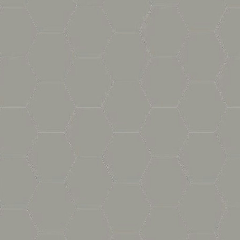 Marble Systems Dark Gray Matte Hexagon Ceramic Mosaic 12x12 - Dark Gray