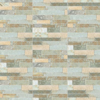 Qualis Ceramica Ledger Stone 6x24 Split Face Corner - Grid