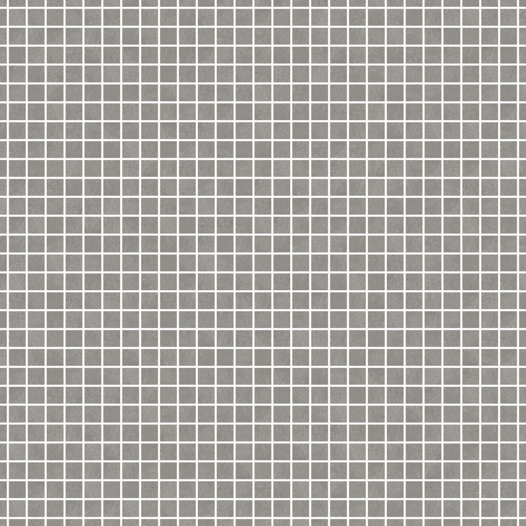 Qualis Ceramica Metro Lincoln Light Grey 2X2 Mosaic - Light Grey