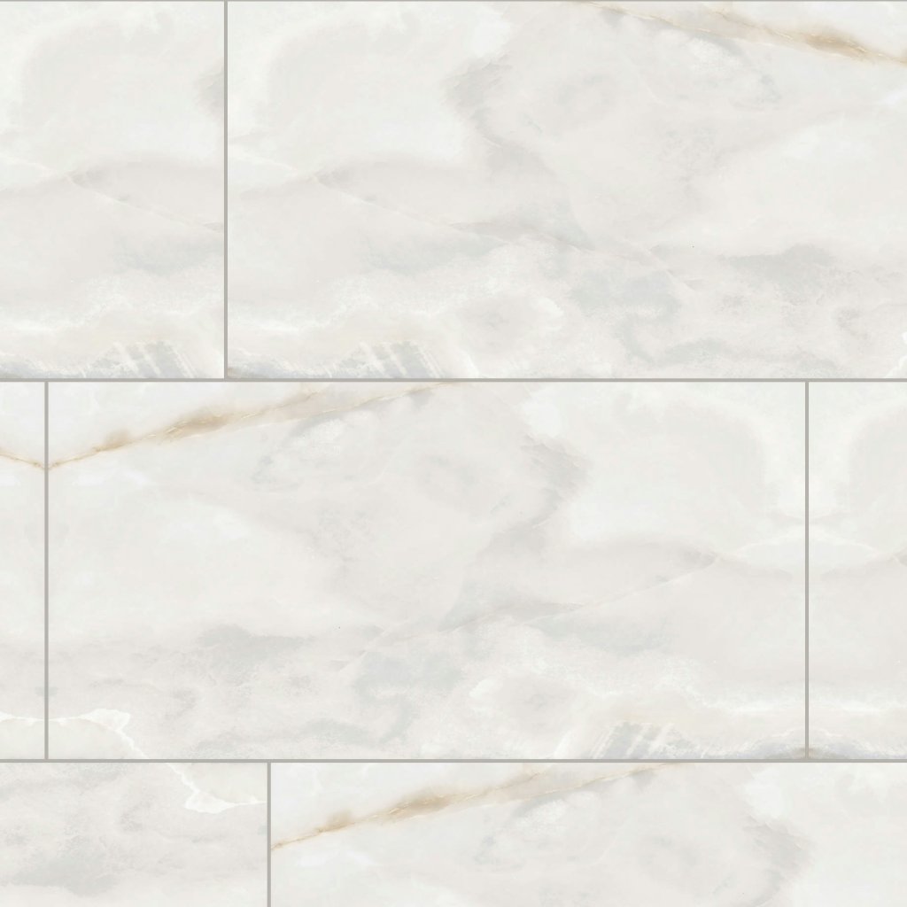 Qualis Ceramica Romance Rendezvous White 24X48 Matte