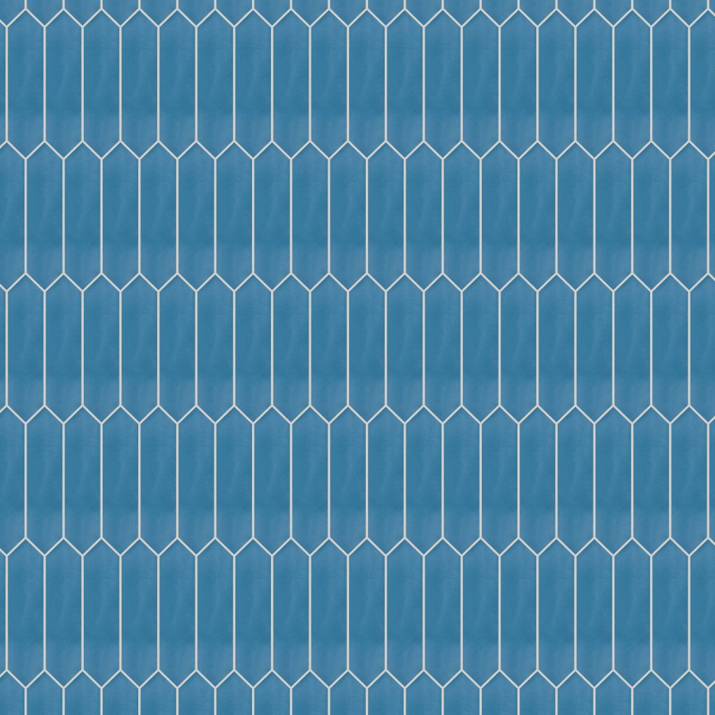 Qualis Ceramica Hamptons Collection Fence Field Tile 3” X 12” Matte Admiral