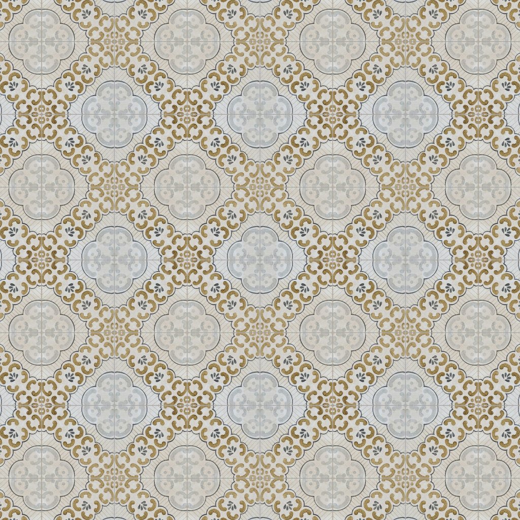 Marble Systems Syracuse Classic Glazed Ceramic Tile 8x8 - Syracuse Classic