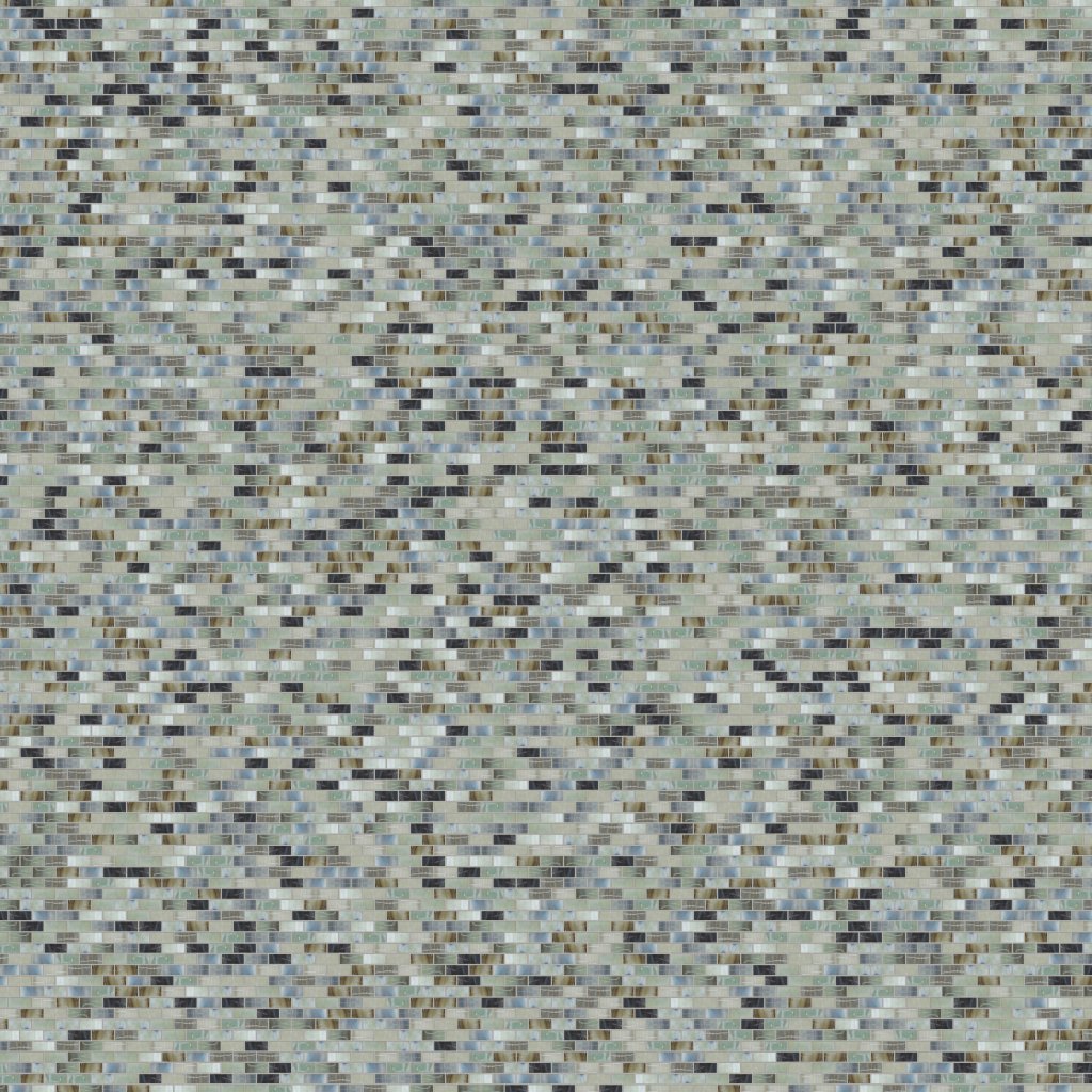 Jade Matte 1/2x1 1/4 Glass Mosaic 12 3/4x12 1/4 - Jade