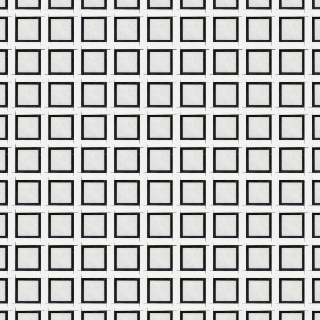 Marble Systems Glacier, Black, Snow White Multi Finish Cambridge Marble Mosaic 12x12 - Glacier, Black, Snow White