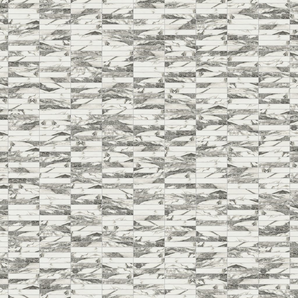 Daltile Divinium Calypso, Straight Joint, 1X6, Microban, Matte - Calypso