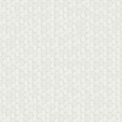 Qualis Ceramica Form 7" Hexagon Ivory - 7" x 8"