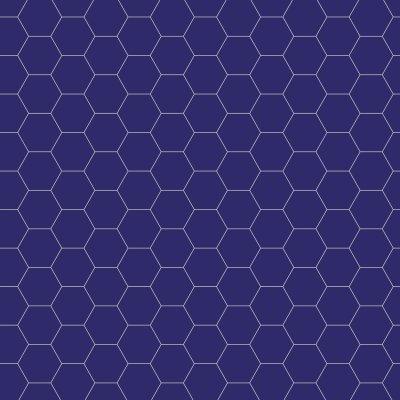 Qualis Ceramica Ronda 5.5x6.3 Cobalt Hexagon - 5.5" x 6.3"