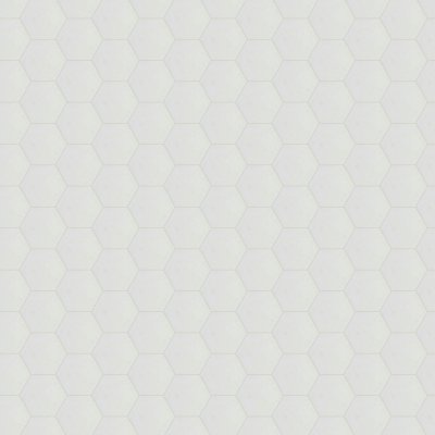 Qualis Ceramica Ronda 5.5x6.3 White Hexagon - 5.5" x 6.3"