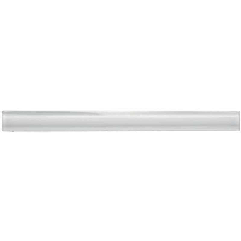 Marble Systems Foam Glossy Qtr Round Glass Moldings 1x12 - Foam