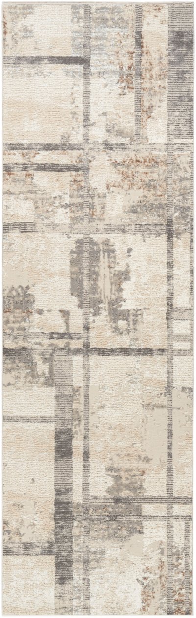 Nourison Home Nourison Sustainable Trends SUT02 7'10" x 9'10" Ivory Multicolor Modern Indoor Rug - 2'2" x 7'6