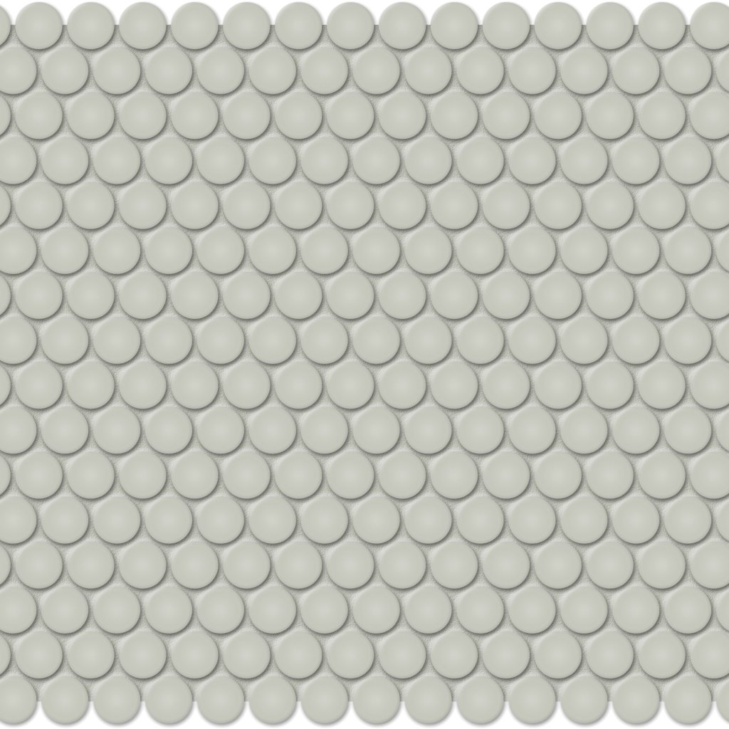 Qualis Ceramica Traditions Soft Sage 3/4" Penny Glossy - Sage