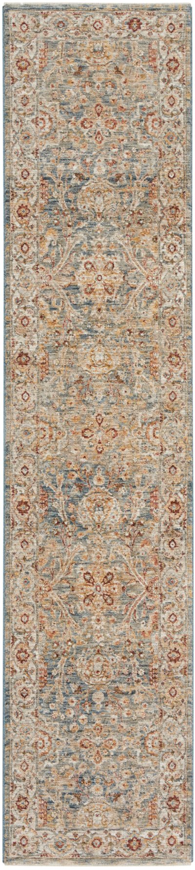 Nourison Home Nourison Sahar SHR03 9'3" x 12'7" Blue Persian Indoor Rug - 2'3" x 10'2"