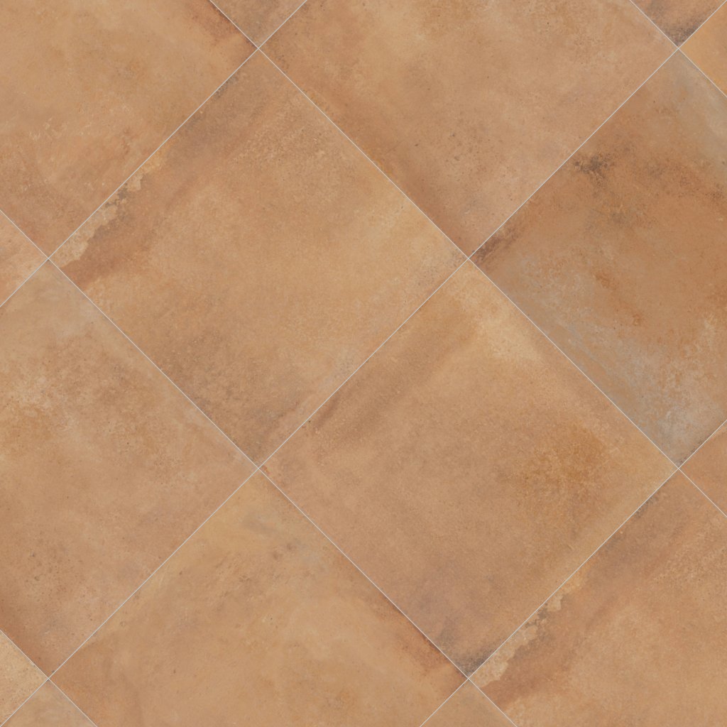 Daltile Rekindle Terracotta, Square, 24X24, Stepwise, Matte - Terracotta