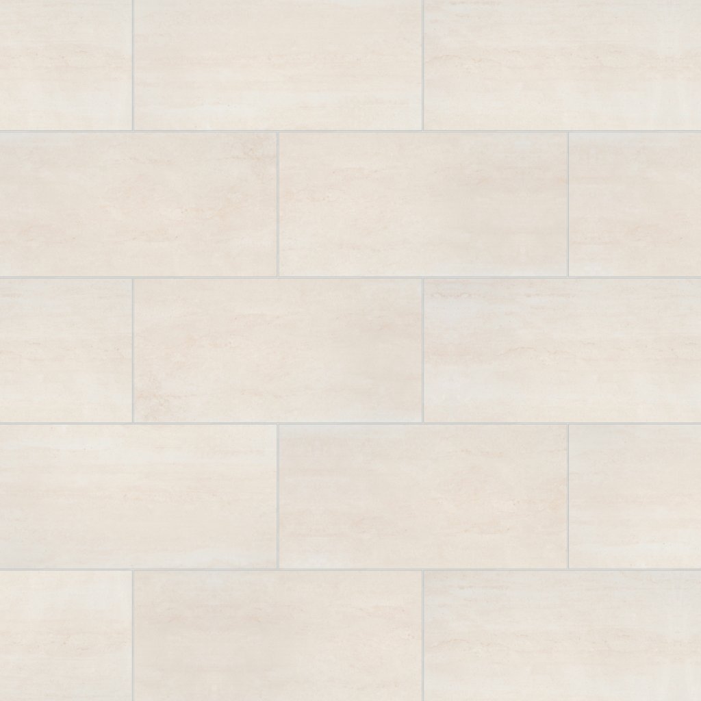 Daltile Cove Creek Off White, Rectangle, 12X24, Matte - Off White