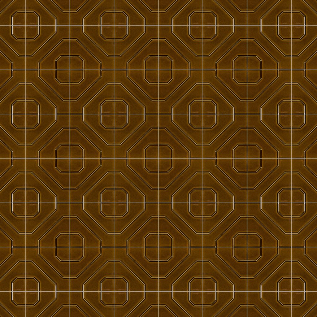 Marble Systems Creamy Leather Glossy Kodye Ceramic Accent Tiles 8x8 - Creamy Leather