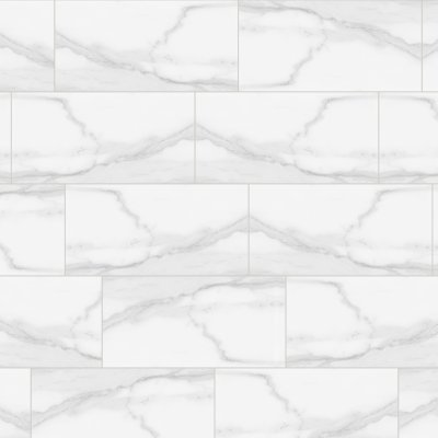 Qualis Ceramica Plata 12x24 Statuario Brina Matte - Random Length