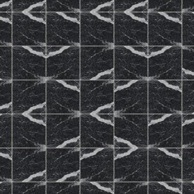Qualis Ceramica Obsession 10x10 Nero - 10" x 10"