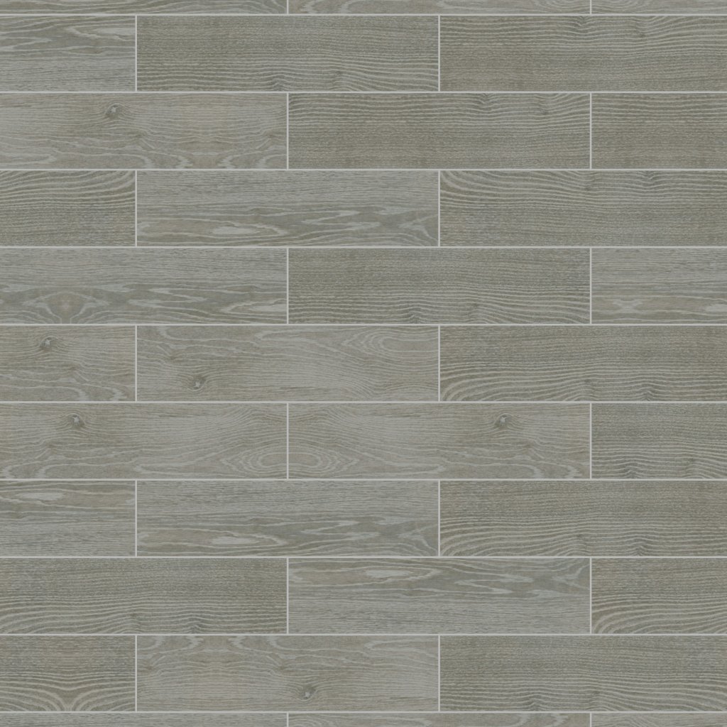 Daltile Platinum Medium Gray, Plank, 6X24, Matte - Medium Gray