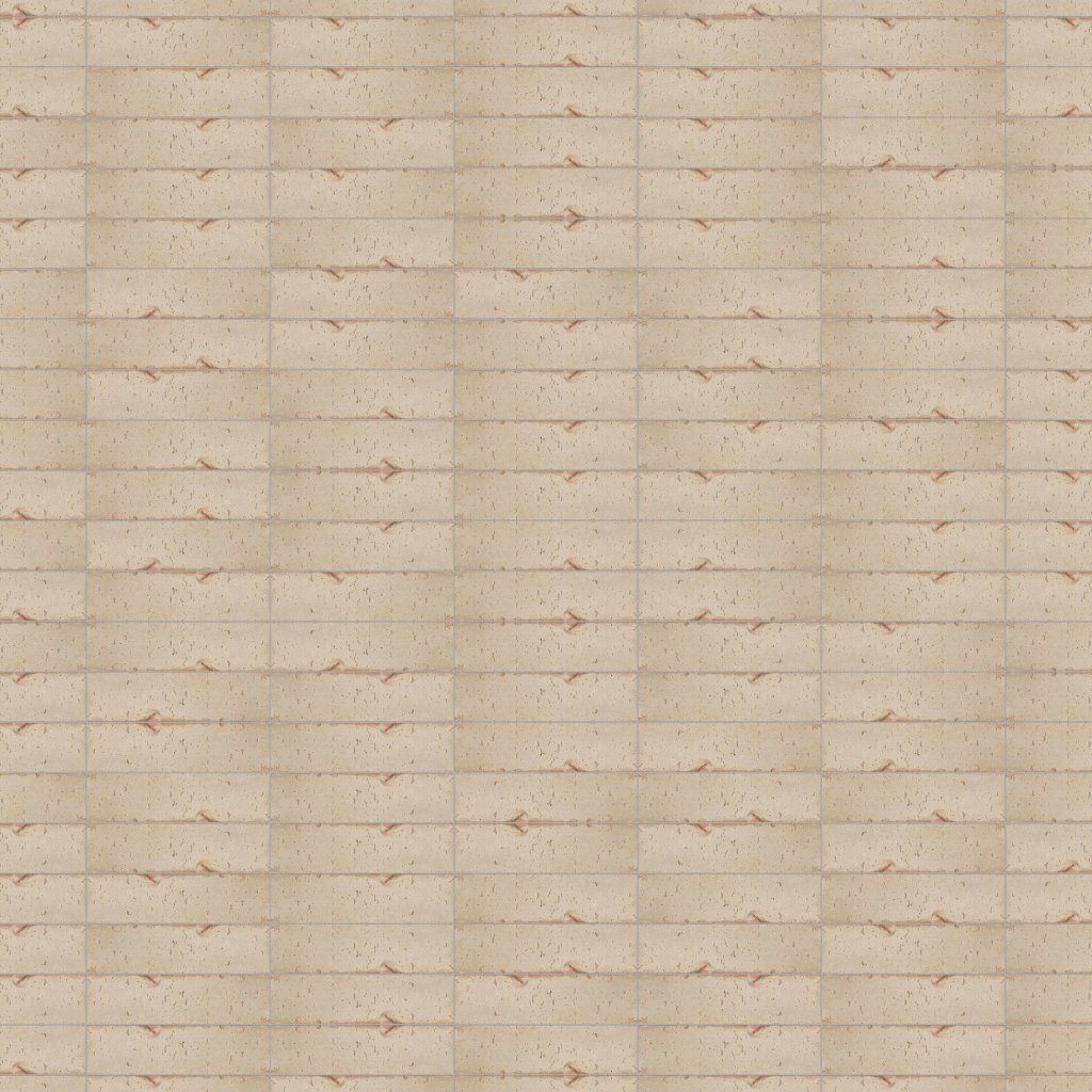 Marble Systems Beige Matte Subway Thin Brick Tile 2 5/8x9 5/8 - Beige