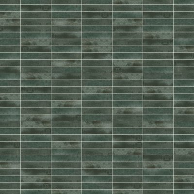 Qualis Ceramica Manhattan Uptown Teal 2X9 - Grid