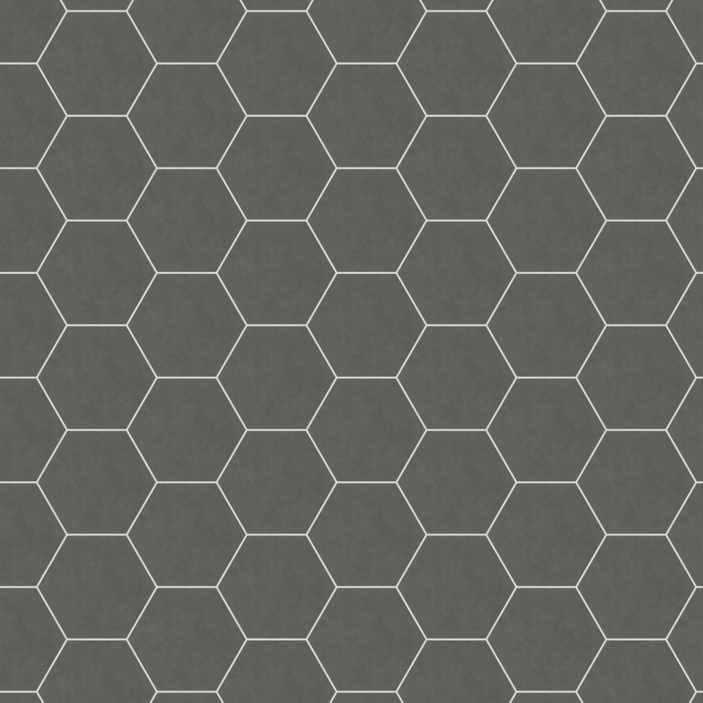 Daltile Bee Hive Medley Grey, Hexagon, 8 1/2X10, Matte - Grey