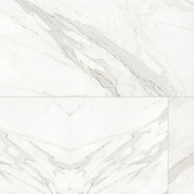 Qualis Ceramica Royal Stoneworks 63X126 Crown Calacatta Polished - 63" x 126"