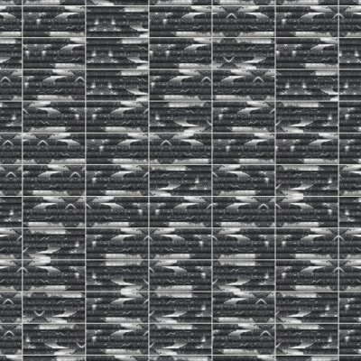 Qualis Ceramica Obsession 5x10 Nero - Grid