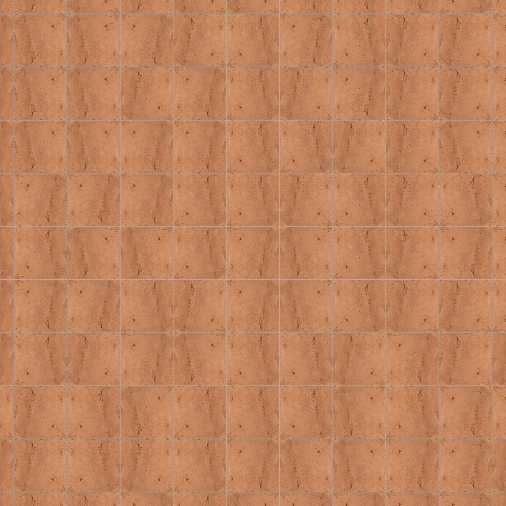 Marble Systems Cotto Med Matte Square Terracotta Tile 6x6 - Cotto Med