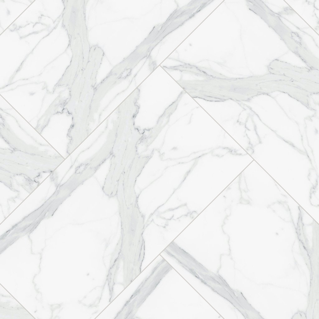 Qualis Ceramica Royal Stoneworks 24X48 Grandvein White Polished
