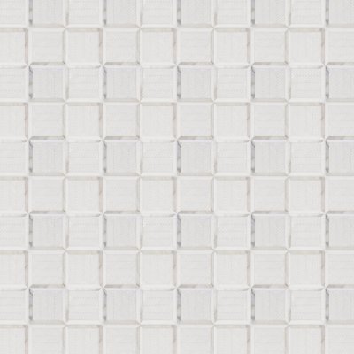 Marble Systems Thassos White, Calacatta Gold Honed Lucca Marble Mosaic 12x12 - Thassos White, Calacatta Gold - 12" x 12" x 3/8"