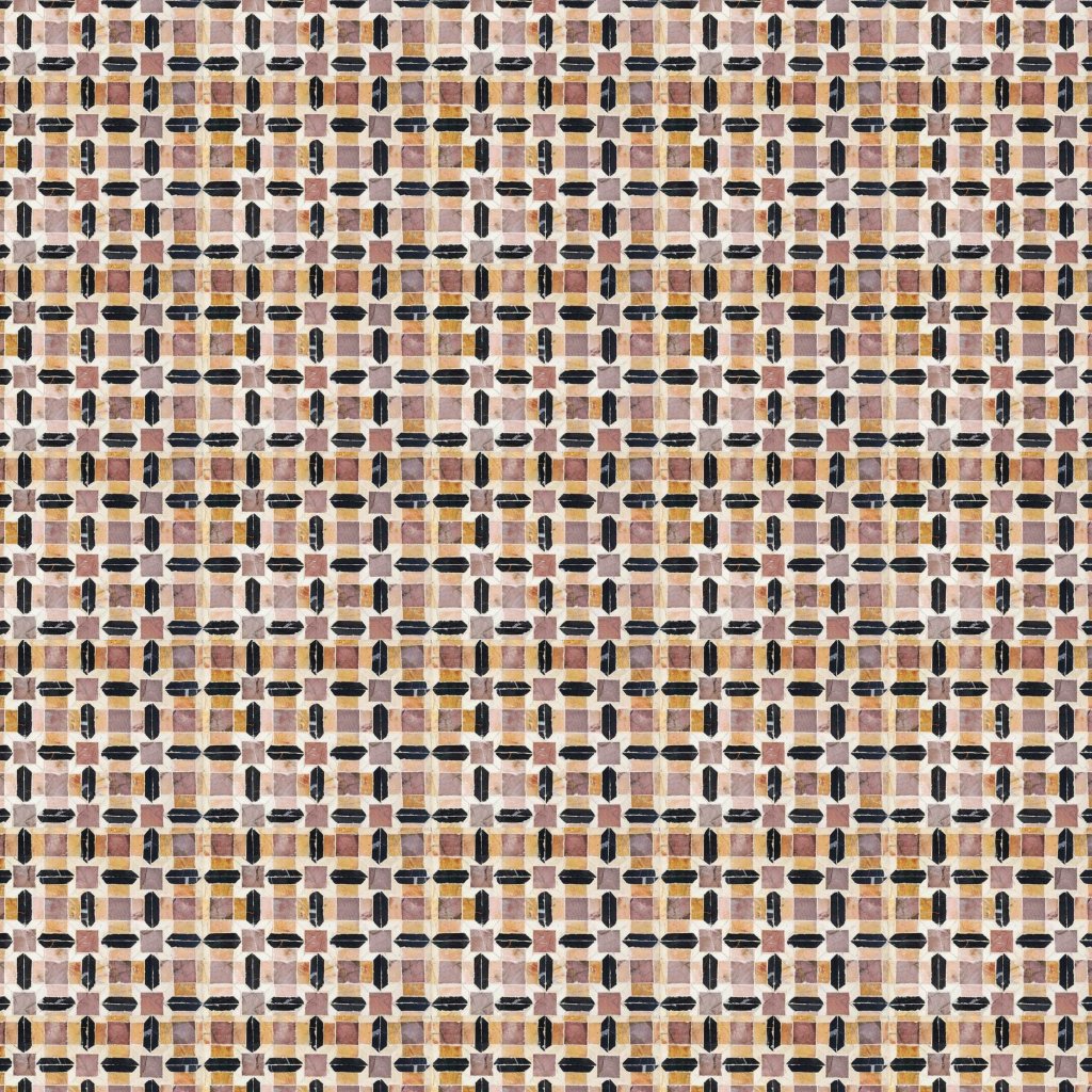 Marble Systems Farnese Honed Limestone Mosaic 12x12 - Farnese