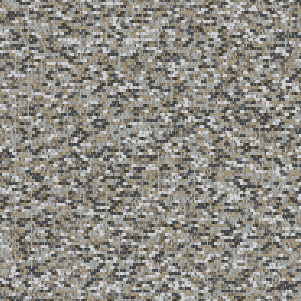 Kiri Glossy 1/2x1 1/4 Glass Mosaic 12 3/4x12 1/4 - Kiri