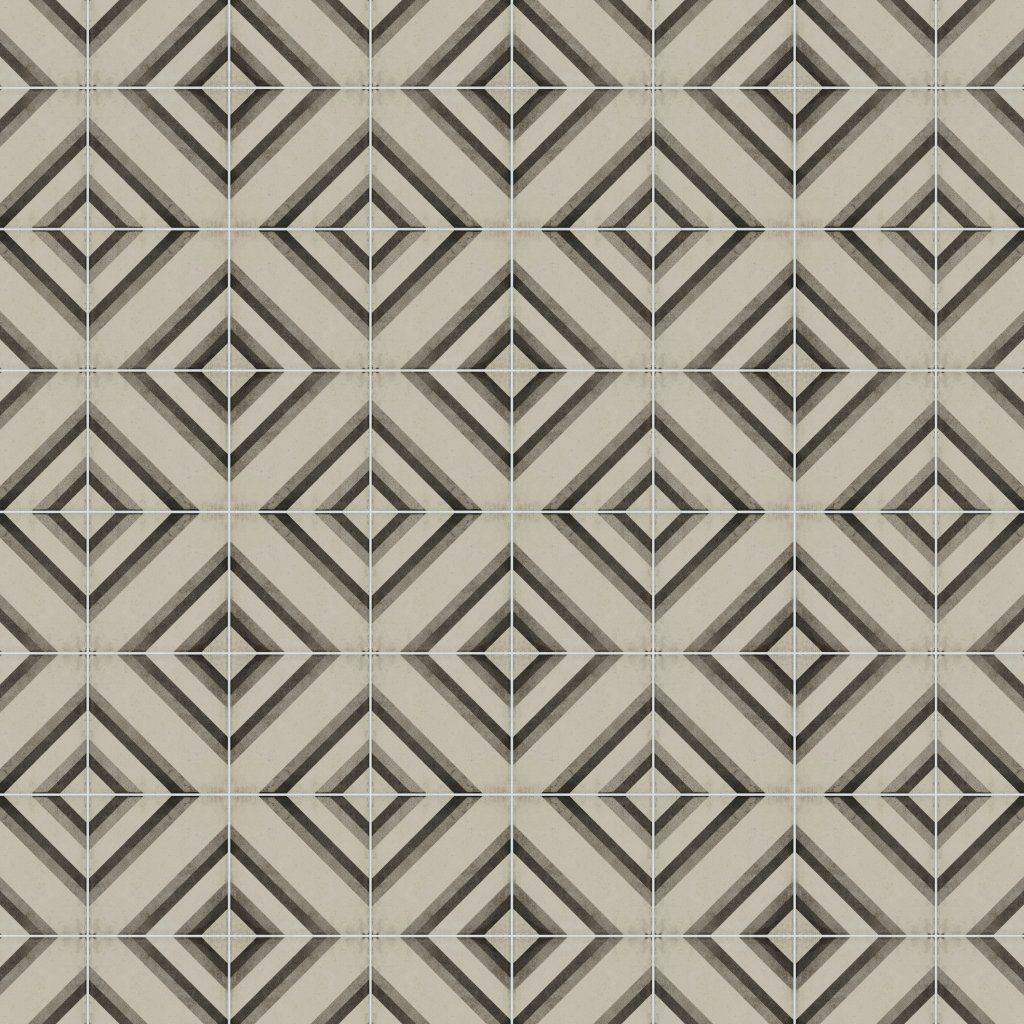Daltile Quartetto Cool Piazza, Piazza, 8X8, Matte - Cool Piazza