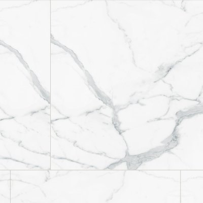 Qualis Ceramica Royal Stoneworks 48X48 Grandvein White Honed - 48" x 48"