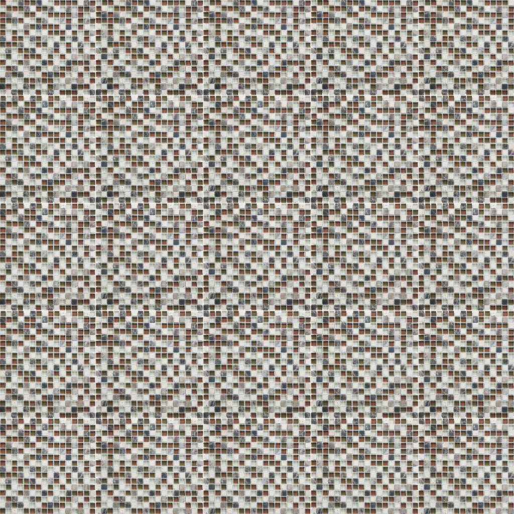Qualis Ceramica 5/8X5/8 Cabernet Mosaic