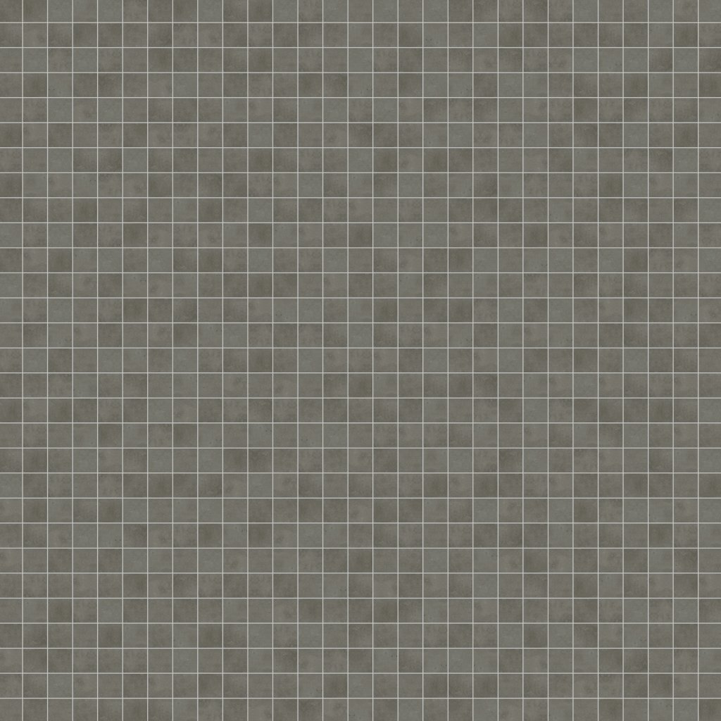 Daltile Portfolio Iron Grey, Straight Joint, 2X2, Matte - Iron Grey