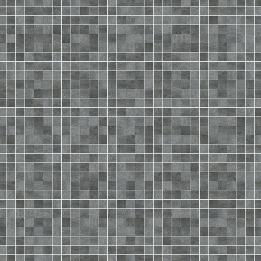 Qualis Ceramica Portland Graphite 2X2 Mosaic - Black